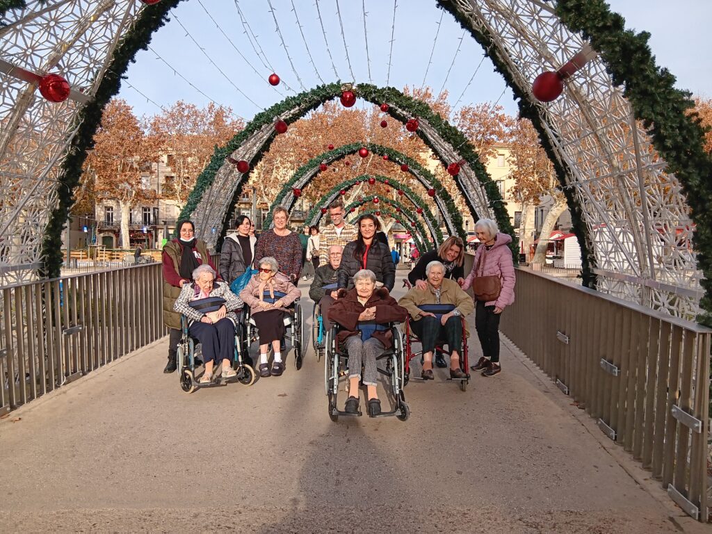 Animations et contact à l'EHPAD Laétitia près de Narbonne